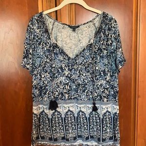 Lucky Brand floral blouse